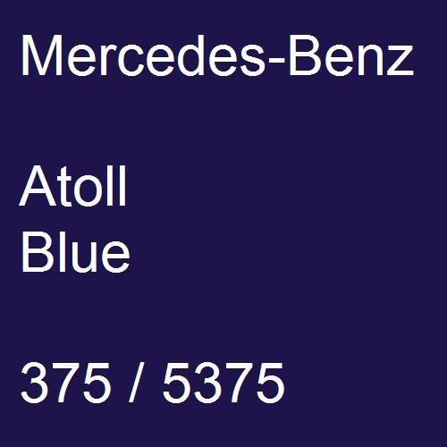 Mercedes-Benz, Atoll Blue, 375 / 5375.